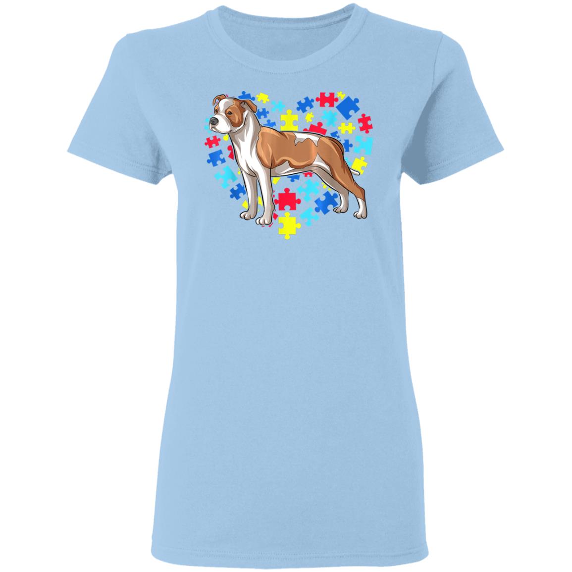Autism Awareness American Staffordshire Terrier Dog Heart T-Shirt, Long Sleeve, Hoodie Autism Awareness American Staffordshire Terrier Dog Heart T-Shirt, Long Sleeve, Hoodie