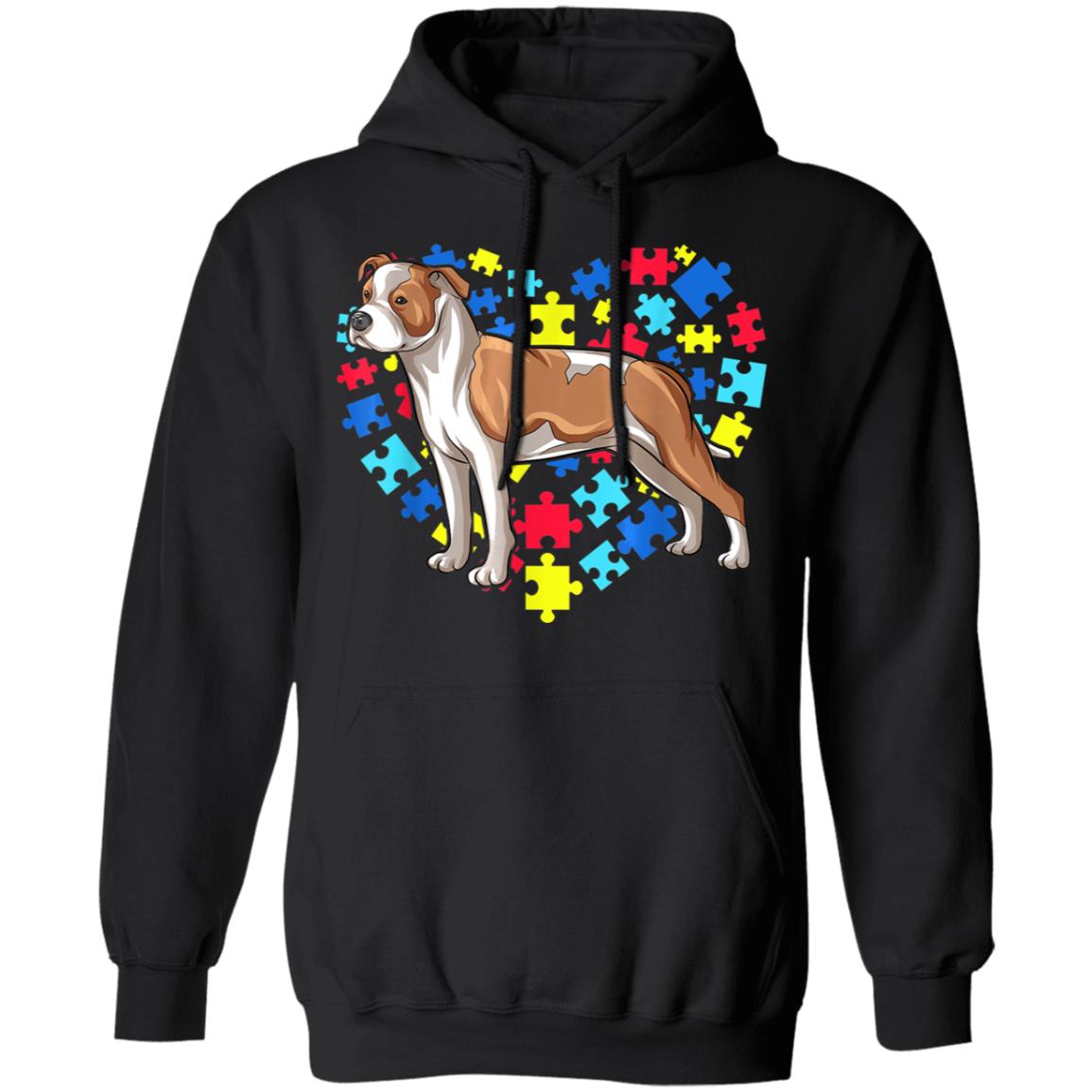 Autism Awareness American Staffordshire Terrier Dog Heart T-Shirt, Long Sleeve, Hoodie Autism Awareness American Staffordshire Terrier Dog Heart T-Shirt, Long Sleeve, Hoodie