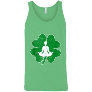 Yoga Shamrock Irish Saint Patricks Day Shirt, Long Sleeve