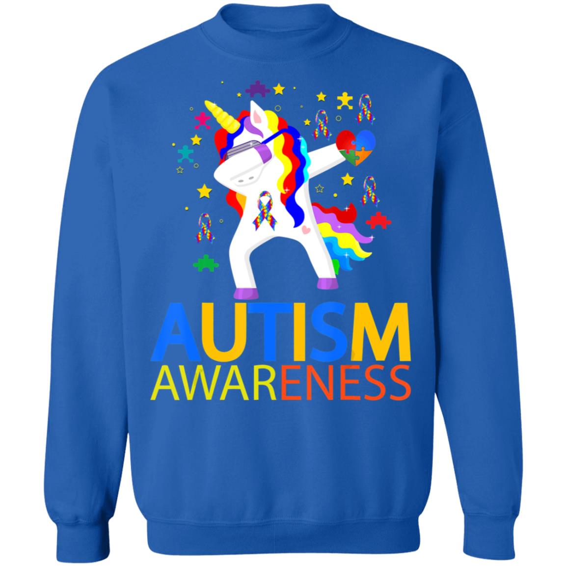 Autism awareness 2020-Dabbing Unicorn Puzzle Ribbon T-Shirt, Long Sleeve, Hoodie Autism awareness 2020-Dabbing Unicorn Puzzle Ribbon T-Shirt, Long Sleeve, Hoodie