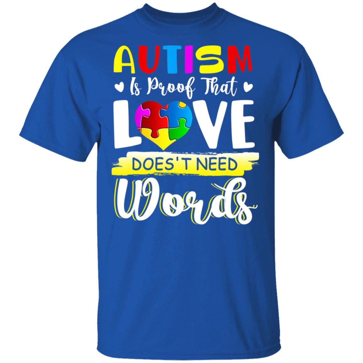 Autism Awareness Month Love Doesn’t Need Words Puzzle Heart T-Shirt, Long Sleeve, Hoodie Autism Awareness Month Love Doesn’t Need Words Puzzle Heart T-Shirt, Long Sleeve, Hoodie