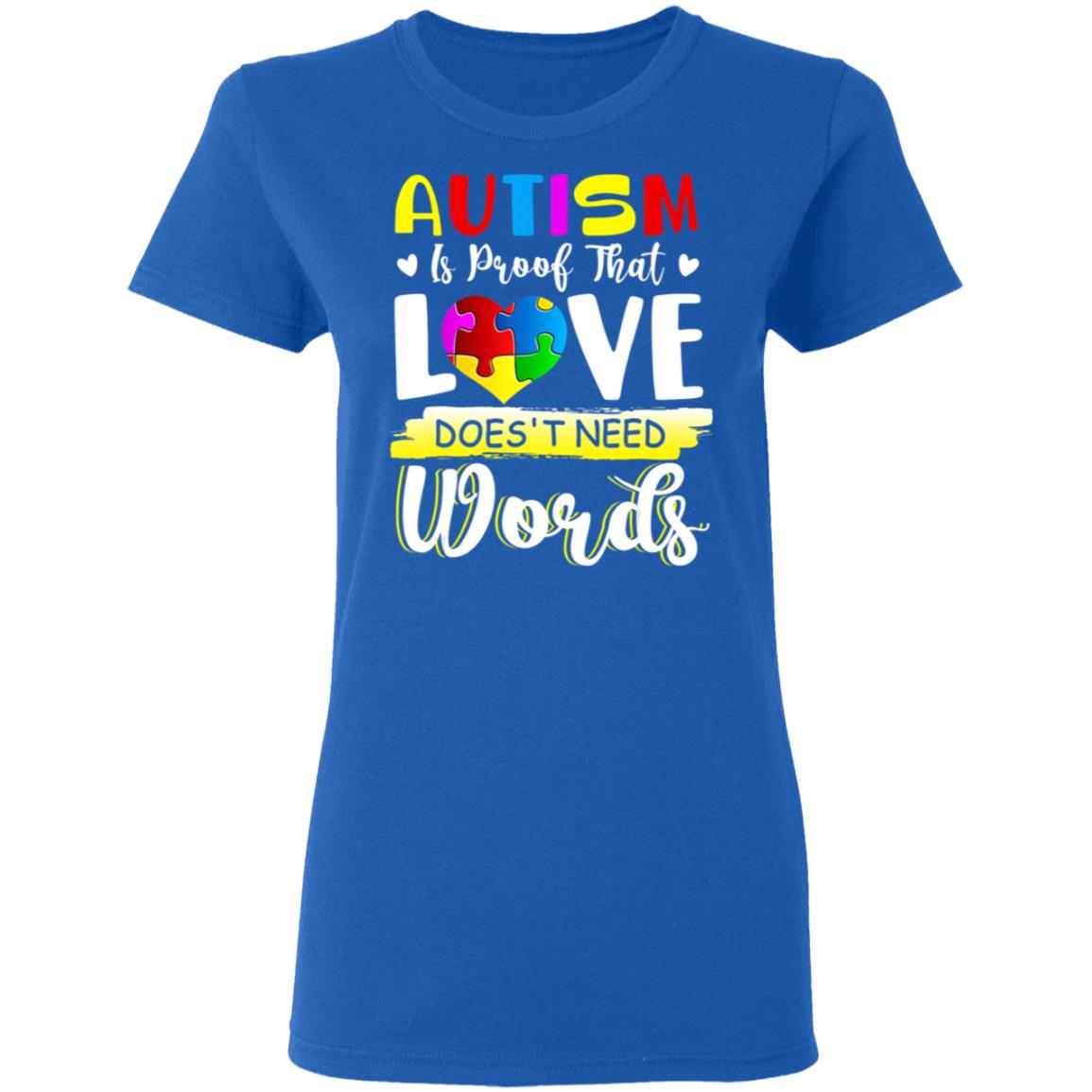 Autism Awareness Month Love Doesn’t Need Words Puzzle Heart T-Shirt, Long Sleeve, Hoodie Autism Awareness Month Love Doesn’t Need Words Puzzle Heart T-Shirt, Long Sleeve, Hoodie