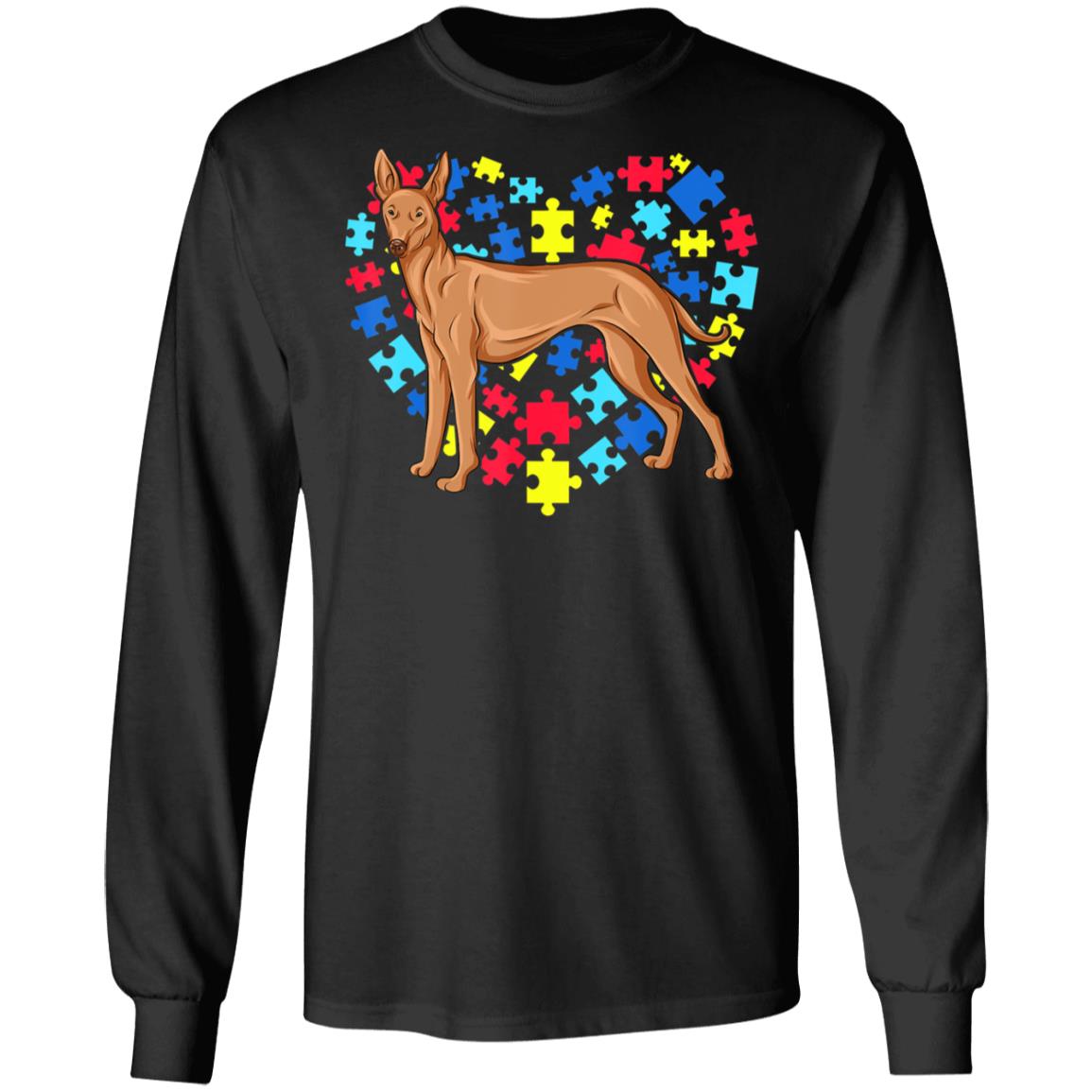Autism Awareness Pharaoh Hound Dog Heart T-Shirt, Long Sleeve, Hoodie Autism Awareness Pharaoh Hound Dog Heart T-Shirt, Long Sleeve, Hoodie
