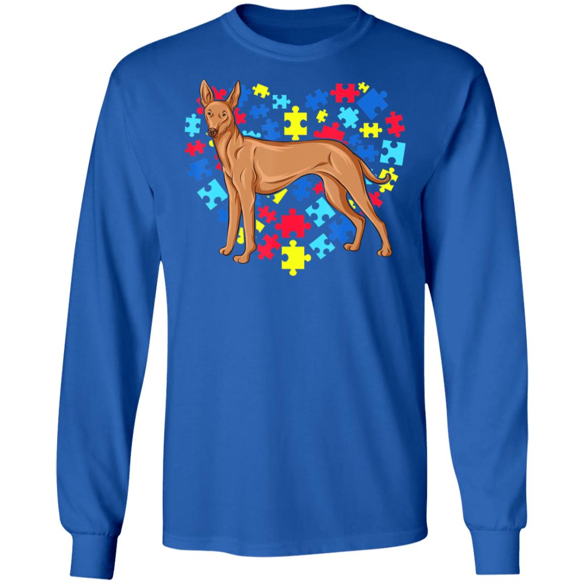 Autism Awareness Pharaoh Hound Dog Heart T-Shirt, Long Sleeve, Hoodie Autism Awareness Pharaoh Hound Dog Heart T-Shirt, Long Sleeve, Hoodie