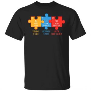 Autism Awareness Puzzle Chemical Element Autism Month T-Shirt, Long Sleeve, Hoodie