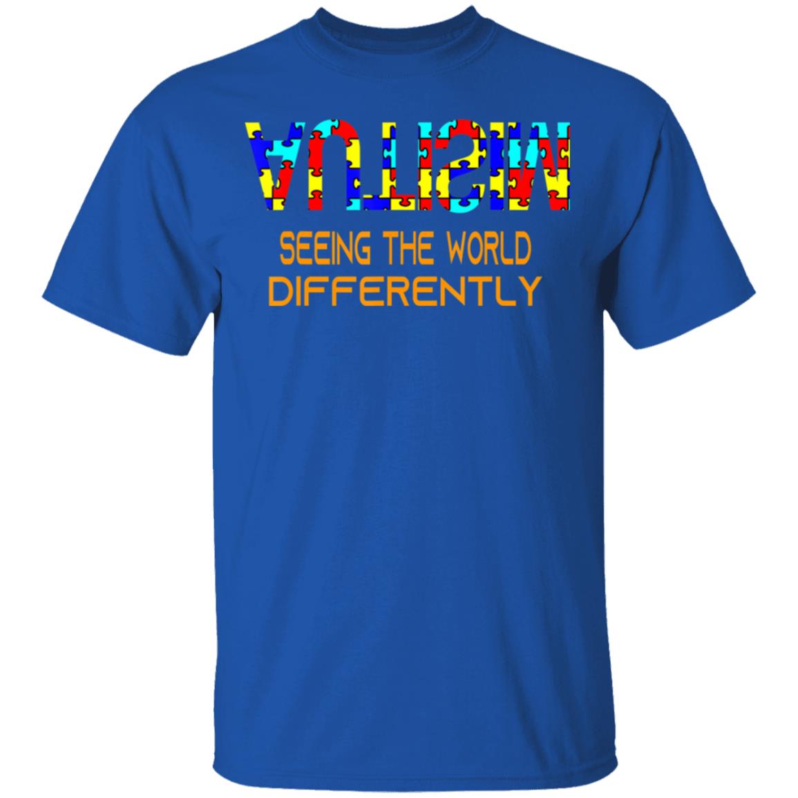 Autism Awareness See The World Differently T-Shirt, Long Sleeve, Hoodie Autism Awareness See The World Differently T-Shirt, Long Sleeve, Hoodie
