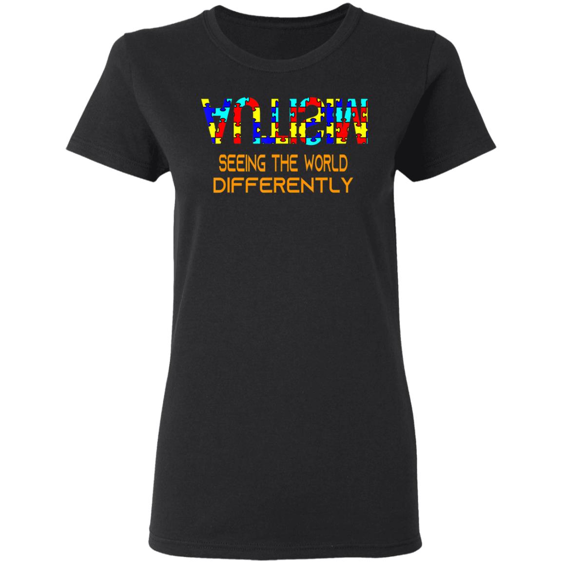 Autism Awareness See The World Differently T-Shirt, Long Sleeve, Hoodie Autism Awareness See The World Differently T-Shirt, Long Sleeve, Hoodie