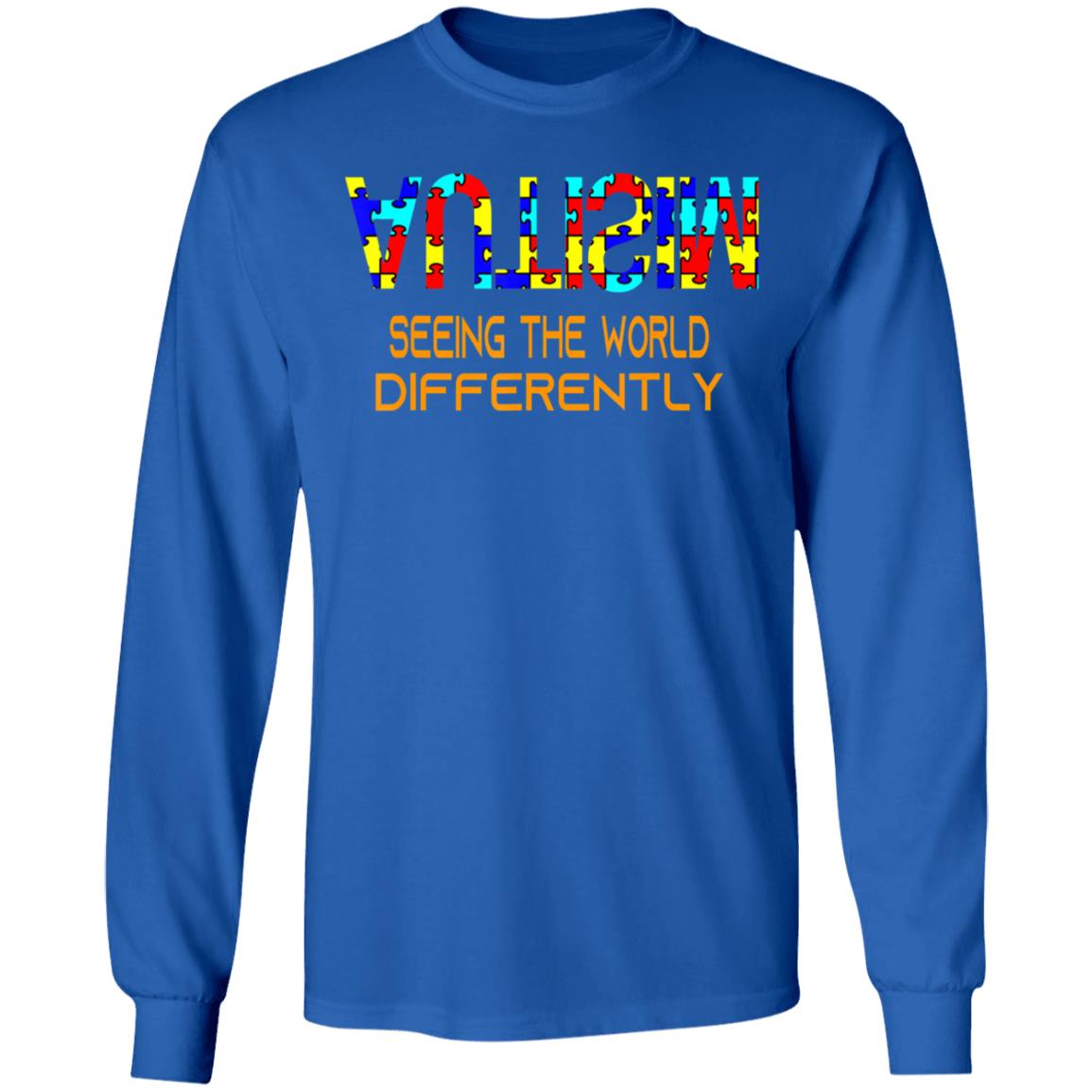 Autism Awareness See The World Differently T-Shirt, Long Sleeve, Hoodie Autism Awareness See The World Differently T-Shirt, Long Sleeve, Hoodie