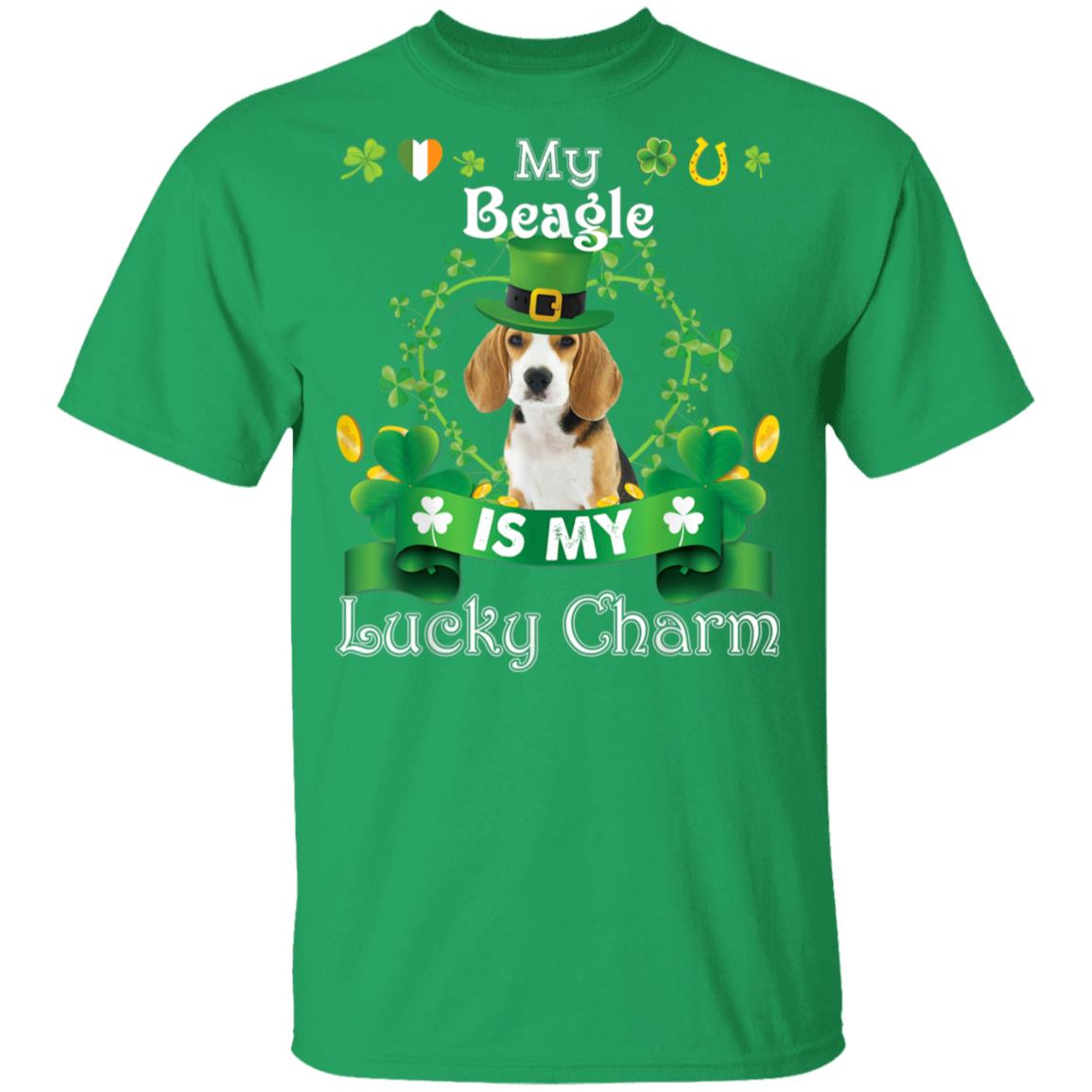 My Beagle Dog Is Lucky Charm Leprechaun St Patrick Day T-Shirt, Long Sleeve, Hoodie My Beagle Dog Is Lucky Charm Leprechaun St Patrick Day T-Shirt, Long Sleeve, Hoodie