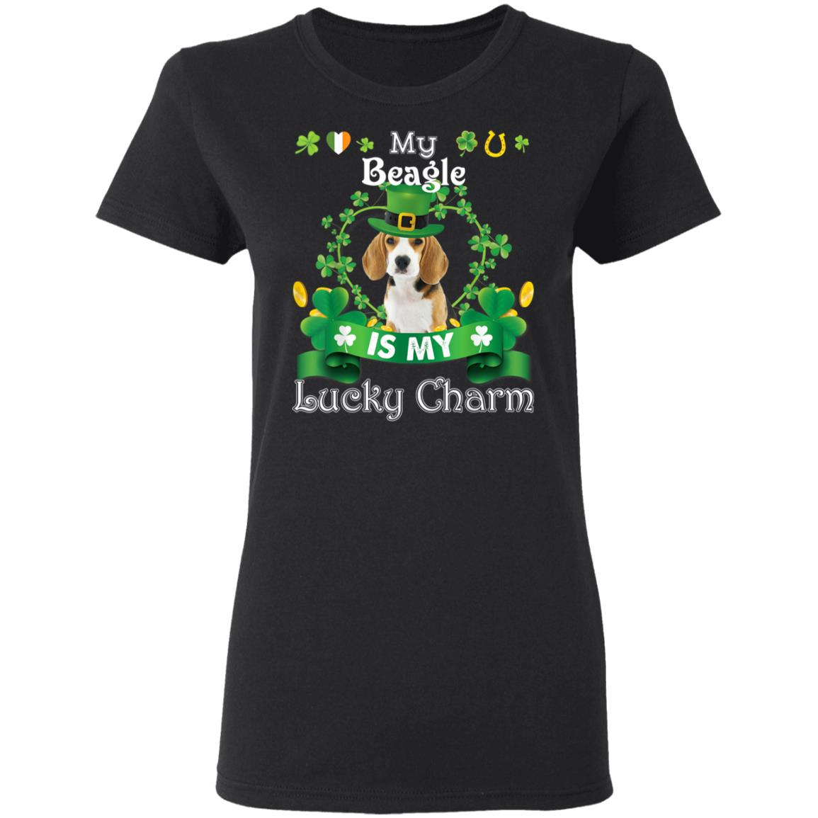 My Beagle Dog Is Lucky Charm Leprechaun St Patrick Day T-Shirt, Long Sleeve, Hoodie My Beagle Dog Is Lucky Charm Leprechaun St Patrick Day T-Shirt, Long Sleeve, Hoodie