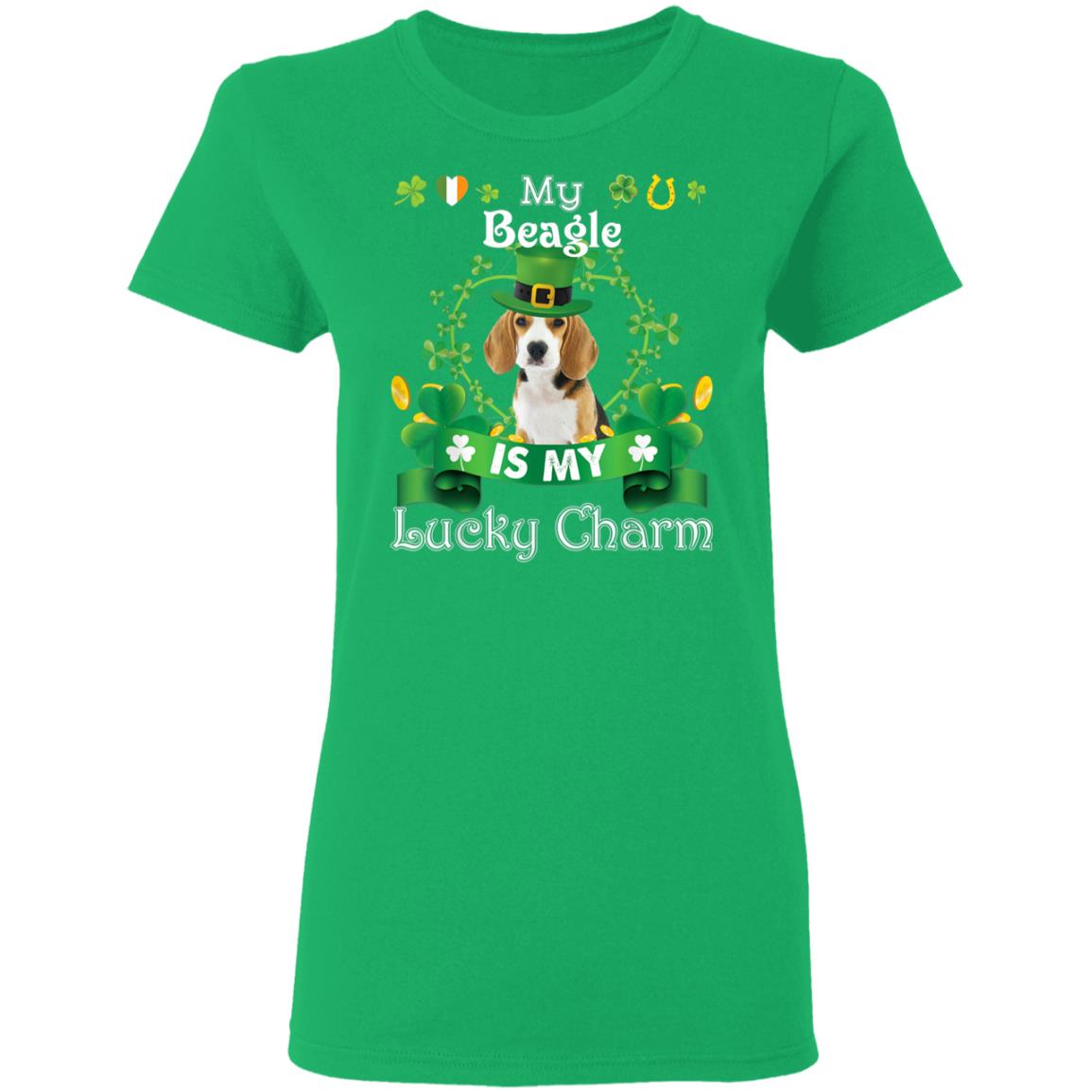 My Beagle Dog Is Lucky Charm Leprechaun St Patrick Day T-Shirt, Long Sleeve, Hoodie My Beagle Dog Is Lucky Charm Leprechaun St Patrick Day T-Shirt, Long Sleeve, Hoodie