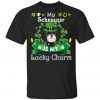 My Rottweiler Dog Is Lucky Charm Leprechaun St Patrick Day T-Shirt, Long Sleeve, Hoodie