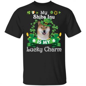 My Shiba Inu Dog Is Lucky Charm Leprechaun St Patrick Day T-Shirt, Long Sleeve, Hoodie My Shiba Inu Dog Is Lucky Charm Leprechaun St Patrick Day T-Shirt, Long Sleeve, Hoodie