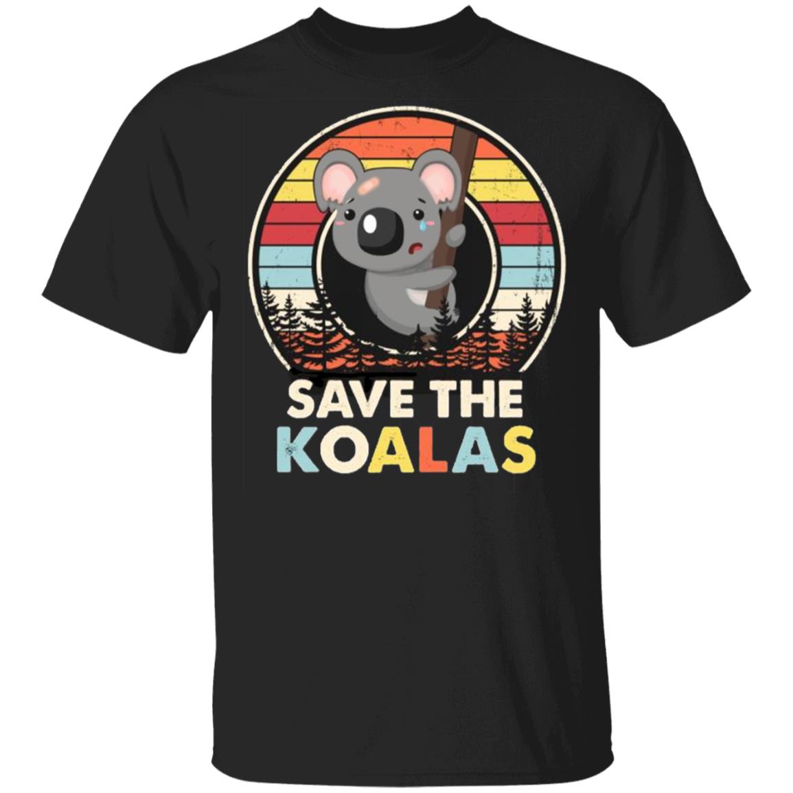 Save The Koalas Bear Australian Animals Vintage T-Shirt, Long Sleeve, Hoode Save The Koalas Bear Australian Animals Vintage T-Shirt, Long Sleeve, Hoode