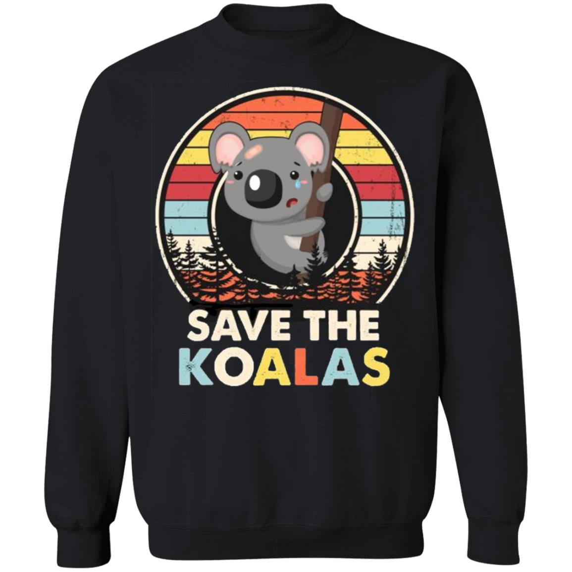 Save The Koalas Bear Australian Animals Vintage T-Shirt, Long Sleeve, Hoode Save The Koalas Bear Australian Animals Vintage T-Shirt, Long Sleeve, Hoode