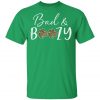 Bad and Boozy Plaid Green Shamrock Saint Patrick Day T-Shirt, Long Sleeve, Tank Top