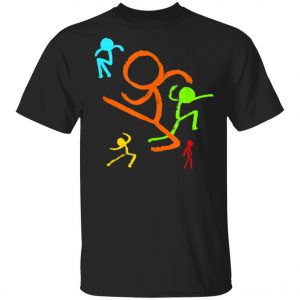 Five Stick Figures Youth Fashion T-Shirt, Long Sleeve, Hoodie