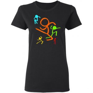 Five Stick Figures Youth Fashion T-Shirt, Long Sleeve, Hoodie