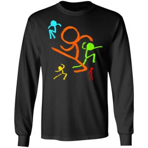 Five Stick Figures Youth Fashion T-Shirt, Long Sleeve, Hoodie