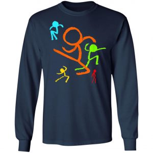 Five Stick Figures Youth Fashion T-Shirt, Long Sleeve, Hoodie