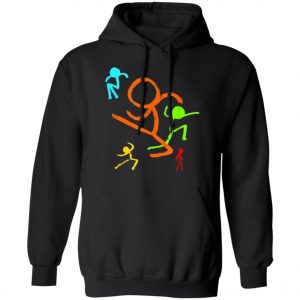 Five Stick Figures Youth Fashion T-Shirt, Long Sleeve, Hoodie