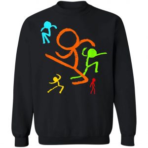 Five Stick Figures Youth Fashion T-Shirt, Long Sleeve, Hoodie
