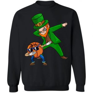 Basketball Dabbing Leprechaun Saint Patricks Day Boys Girls Tank Top