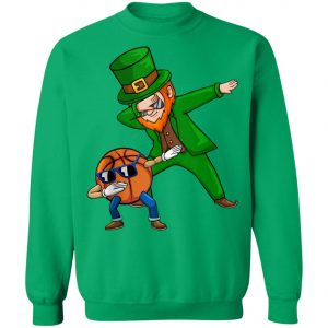 Basketball Dabbing Leprechaun Saint Patricks Day Boys Girls Tank Top