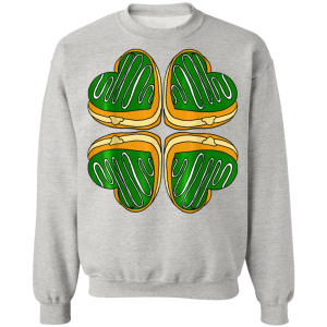 Four Leaf Clover Donut St Patricks Day Funny Irish T-Shirt, Long Sleeve, Hoodie