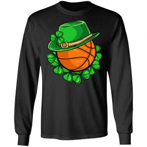 Basketball Irish Saint Patricks Day Ireland Player Coach Team Long Sleeve T-Shirt