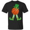 Basketball Leprechaun Saint Patricks Day Shamrock T-Shirt, Long Sleeve, Tank Top