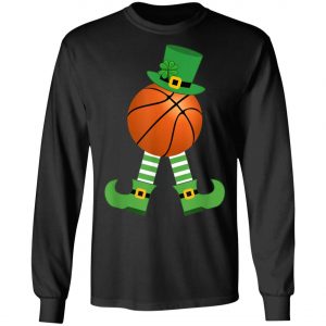 Basketball Leprechaun Coach Green Saint Patricks Day Party T-Shirt, Long Sleeve, Tank Top