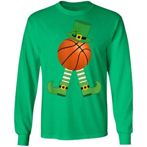 Basketball Leprechaun Coach Green Saint Patricks Day Party T-Shirt, Long Sleeve, Tank Top