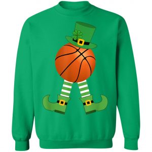 Basketball Leprechaun Coach Green Saint Patricks Day Party T-Shirt, Long Sleeve, Tank Top