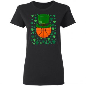 Basketball Leprechaun Saint Patricks Day Shamrock T-Shirt, Long Sleeve, Tank Top