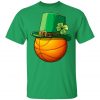 Basketball Shamrock Ball Sports St. Patricks Day Irish T-Shirt, Long Sleeve, Tank Top