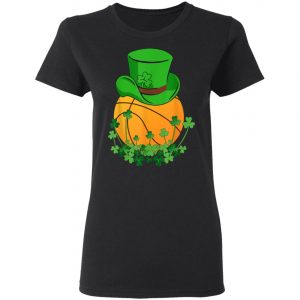 Basketball Shamrock Ball Sports St. Patricks Day Irish T-Shirt, Long Sleeve, Tank Top