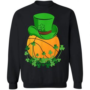 Basketball Shamrock Ball Sports St. Patricks Day Irish T-Shirt, Long Sleeve, Tank Top