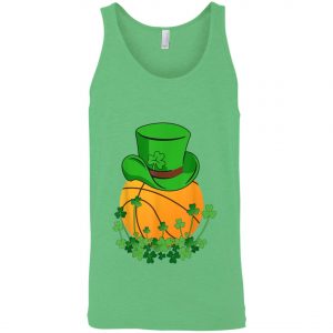 Basketball Shamrock Ball Sports St. Patricks Day Irish T-Shirt, Long Sleeve, Tank Top