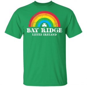 Bay Ridge Brooklyn 70s Style Irish St Patricks Day Rainbow T-Shirt, Long Sleeve, Tank Top