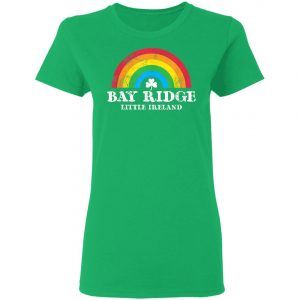 Bay Ridge Brooklyn 70s Style Irish St Patricks Day Rainbow T-Shirt, Long Sleeve, Tank Top