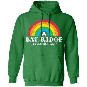 Bay Ridge Brooklyn 70s Style Irish St Patricks Day Rainbow T-Shirt, Long Sleeve, Tank Top