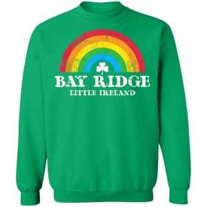 Bay Ridge Brooklyn 70s Style Irish St Patricks Day Rainbow T-Shirt, Long Sleeve, Tank Top