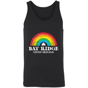 Bay Ridge Brooklyn 70s Style Irish St Patricks Day Rainbow T-Shirt, Long Sleeve, Tank Top