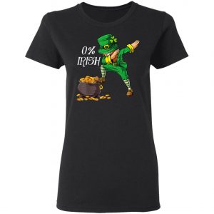 0 Irish Funny Saint Patricks Day Leprechaun Dabbing Dance Long Sleeve, Shirt