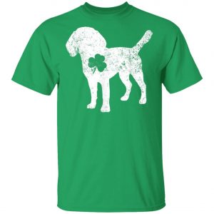 Beagle Irish Clover St Patrick Day Dog T-Shirt, Long Sleeve, Tank Top