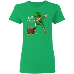 0 Irish Funny Saint Patricks Day Leprechaun Dabbing Dance Long Sleeve, Shirt