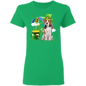 Beagle St Patricks Day Irish Shamrock Dog T-Shirt, Long Sleeve, Tank Top