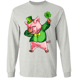 Dabbing Pig Lovers Irish Shirt St Patricks Day Shamrock T-Shirt, Long Sleeve, Hoodie