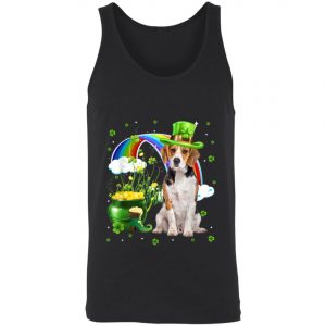 Beagle St Patricks Day Irish Shamrock Dog T-Shirt, Long Sleeve, Tank Top